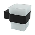 Стакан Lemark SMOOTH LINE с держателем, чёрный матовый 9732014 Стакан Lemark SMOOTH LINE с держателем, чёрный матовый 9732014