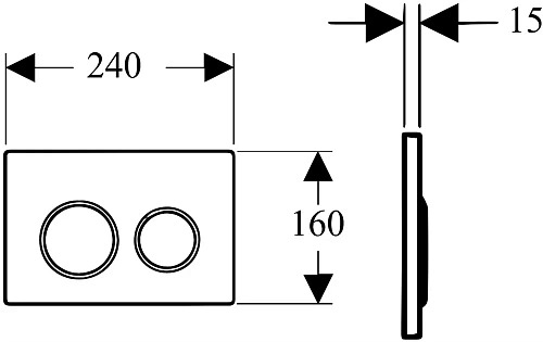 Клавиша смыва Boheme WHITE CHROMO круглая 661 Клавиша смыва Boheme WHITE CHROMO круглая 661