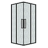 Душевой уголок GROSSMAN Cosmo 300.K33.02.9090.21.02 (90x90x195) квадрат,раздвижн,черн. матов,стекло шиншилла Душевой уголок GROSSMAN Cosmo 300.K33.02.9090.21.02 (90x90x195) квадрат,раздвижн,черн. матов,стекло шиншилла