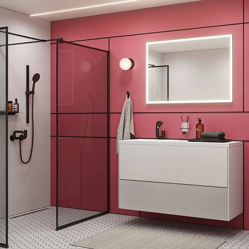 Смеситель для ванны IDDIS Twistс (TWIBLBTi02WA) управлением Push Control, черный матовый Смеситель для ванны IDDIS Twistс (TWIBLBTi02WA) управлением Push Control, черный матовый