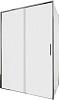 Картинка анонса товара «душевой уголок aquanet pleasure evo 130x90 ae65-130x90-ct профиль хром, прозрачное стекло»