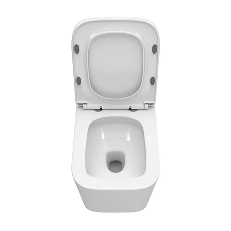 Унитаз подвесной BelBagno DUE-TOR BB5171CH-TOR/SC безободковый c сиденьем Унитаз подвесной BelBagno DUE-TOR BB5171CH-TOR/SC безободковый c сиденьем