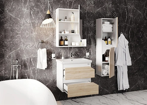 Шкаф-пенал Onika ФРИДОМ 30.10 У дуб сонома универсальный 403070 Шкаф-пенал Onika ФРИДОМ 30.10 У дуб сонома универсальный 403070