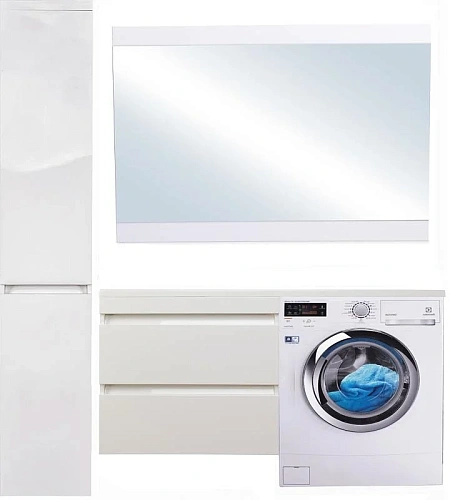 Тумба под раковину Style Line Даллас 130 люкс PLUS эмаль белый СС-00002352 Тумба под раковину Style Line Даллас 130 люкс PLUS эмаль белый СС-00002352