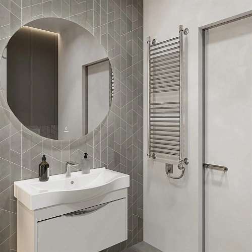 Полотенцесушитель электрический EWRIKA Медея S 120х40, R, хром 537549 Полотенцесушитель электрический EWRIKA Медея S 120х40, R, хром 537549