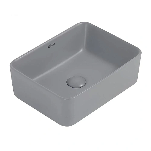 Раковина ABBER Rechteck AC2213MG накладная, серая матовая Раковина ABBER Rechteck AC2213MG накладная, серая матовая