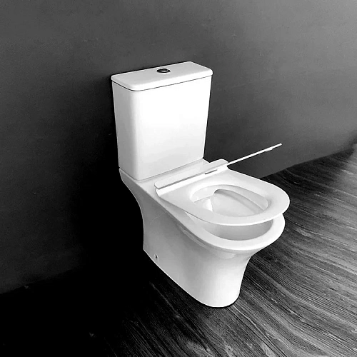 Унитаз напольный CeramaLux 1217-P с сиденьем Унитаз напольный CeramaLux 1217-P с сиденьем