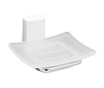 Детальная картинка товара «мыльница wasserkraft leine k-5029white белый/хром»