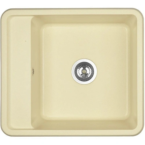Кухонная мойка Aquaton Беллис 57 1A724932BS290 из литого мрамора, шампань Кухонная мойка Aquaton Беллис 57 1A724932BS290 из литого мрамора, шампань