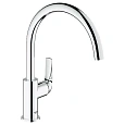 Смеситель для кухни GROHE BauCurve, высокий излив, хром (31231000) Смеситель для кухни GROHE BauCurve, высокий излив, хром (31231000)