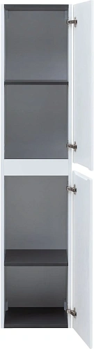 Шкаф-пенал Aquanet Слим 35 00346050 белый сатин Шкаф-пенал Aquanet Слим 35 00346050 белый сатин