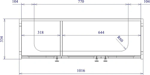 Тумба с раковиной STWORKI Хельсингборг 105 белая 482003 Тумба с раковиной STWORKI Хельсингборг 105 белая 482003