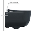 Унитаз подвесной BERGES VENTAS Black Rimless сиденье дюропласт Ventas Slim SO, микролифт, быстросъём 082136 Унитаз подвесной BERGES VENTAS Black Rimless сиденье дюропласт Ventas Slim SO, микролифт, быстросъём 082136