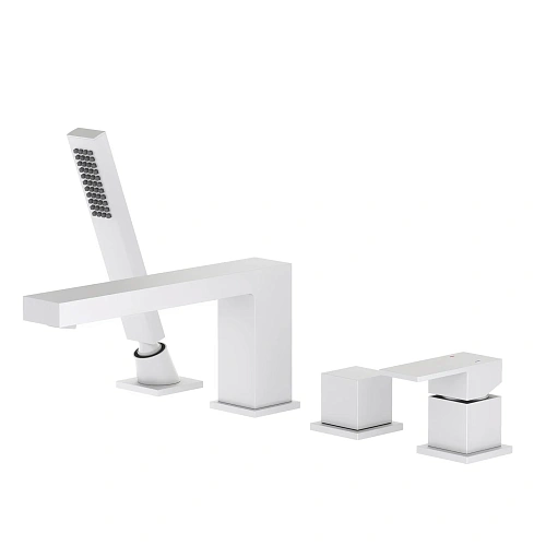 Смеситель на борт ванны Timo Selene 2130/16Y белый матовый Смеситель на борт ванны Timo Selene 2130/16Y белый матовый