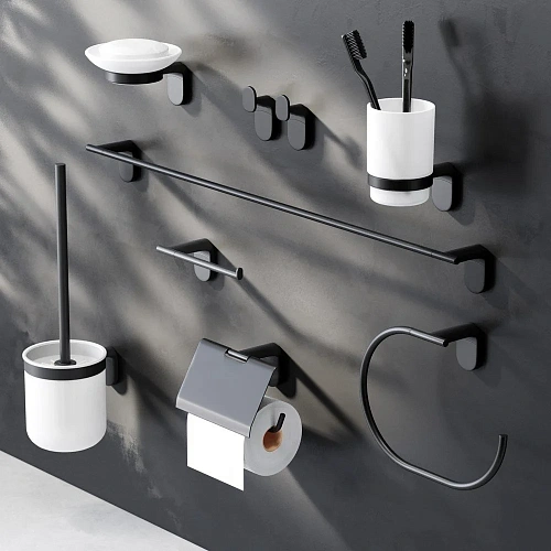 Ершик для унитаза AM.PM X-Joy A8433322 черный матовый Ершик для унитаза AM.PM X-Joy A8433322 черный матовый