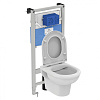 Картинка анонса товара «инсталляция ideal standard exacto x042601 с подвесным унитазом и сиденьем с микролифт»