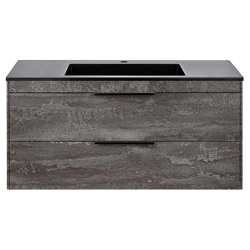 Тумба под раковину Vincea Chiara 2D 1000 подвесная, 2 выкатных ящика soft-close, G.Stone VMC-2C2100G VMC-2C2100GS Тумба под раковину Vincea Chiara 2D 1000 подвесная, 2 выкатных ящика soft-close, G.Stone VMC-2C2100G VMC-2C2100GS