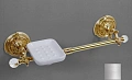 Полотенцедержатель ART&MAX BAROCCO CRYSTAL AM-2057P-Cr-C с мыльницей, хром Полотенцедержатель ART&MAX BAROCCO CRYSTAL AM-2057P-Cr-C с мыльницей, хром
