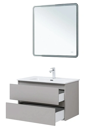 Тумба с раковиной Aquanet Вега 2.0 80 00344774 бежевый Тумба с раковиной Aquanet Вега 2.0 80 00344774 бежевый