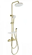 Душевая система Wonzon & Woghand с термостатом, брашированное золото (WW-C3017-A1-BG) Душевая система Wonzon & Woghand с термостатом, брашированное золото (WW-C3017-A1-BG)