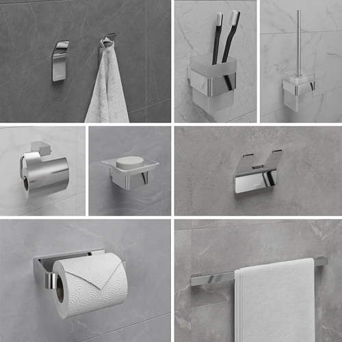 Мыльница Lemark SMOOTH LINE с держателем, хром 9741016 Мыльница Lemark SMOOTH LINE с держателем, хром 9741016