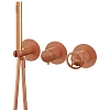 Смеситель для душа Remer Chrono CH97D2PRP, медь брашированная