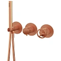 Смеситель для душа Remer Chrono CH97D2PRP, медь брашированная Смеситель для душа Remer Chrono CH97D2PRP, медь брашированная