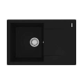Кухонная мойка Lemark IMANDRA 760 врезная из кварцгранита, с крылом, антрацит 9910025 Кухонная мойка Lemark IMANDRA 760 врезная из кварцгранита, с крылом, антрацит 9910025