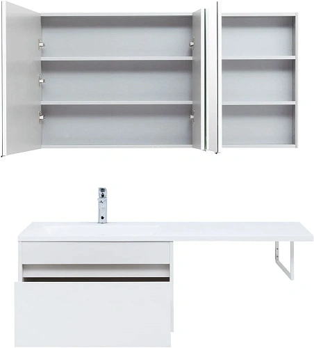 Тумба под раковину Aquanet Токио 68 белый (подвесная, 1 ящик) 00236917 Тумба под раковину Aquanet Токио 68 белый (подвесная, 1 ящик) 00236917