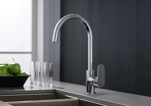 Смеситель для кухни Aquatek ОБЕРОН AQ1282CR Хром Смеситель для кухни Aquatek ОБЕРОН AQ1282CR Хром