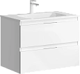Тумба под раковину AQWELLA Accent 75 см ACC0175W подвесная, белая Тумба под раковину AQWELLA Accent 75 см ACC0175W подвесная, белая
