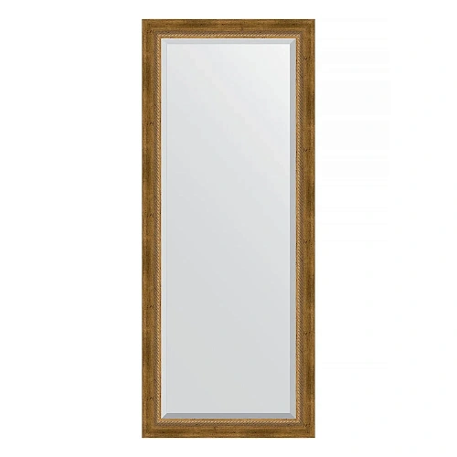 Зеркало в багетной раме Evoform Exclusive BY 3562 63 x 153 см, состаренная бронза с плетением Зеркало в багетной раме Evoform Exclusive BY 3562 63 x 153 см, состаренная бронза с плетением
