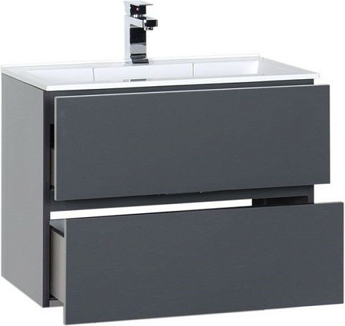 Тумба под раковину Aquanet Алвита 70 серый антрацит 00183992 Тумба под раковину Aquanet Алвита 70 серый антрацит 00183992