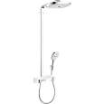 Душевая система hansgrohe Raindance Select E 300 3jet Showerpipe с термостатом, белый/хром 27127400 Душевая система hansgrohe Raindance Select E 300 3jet Showerpipe с термостатом, белый/хром 27127400
