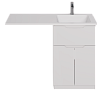 Тумба под раковину DREJA Vega, 60 см, напольная, 1 ящик, 2 дверцы, белый глянец 99.0450 Тумба под раковину DREJA Vega, 60 см, напольная, 1 ящик, 2 дверцы, белый глянец 99.0450