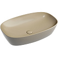 Детальная картинка товара «раковина ceramica nova element cn6049mc капучино матовый накладная»