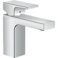 Детальная картинка товара «смеситель для раковины hansgrohe vernis shape 100, с металлическим сливным гарнитуром 71568000, хром»
