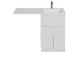 Тумба под раковину DREJA Vega, 60 см, напольная, 1 ящик, 2 дверцы, белый глянец 99.0450 Тумба под раковину DREJA Vega, 60 см, напольная, 1 ящик, 2 дверцы, белый глянец 99.0450