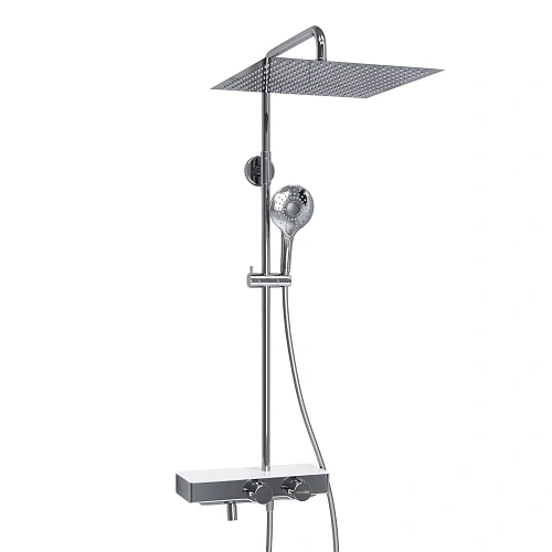 Душевая система WasserKRAFT A113.119.101.CH Thermo с термостатом хром Душевая система WasserKRAFT A113.119.101.CH Thermo с термостатом хром
