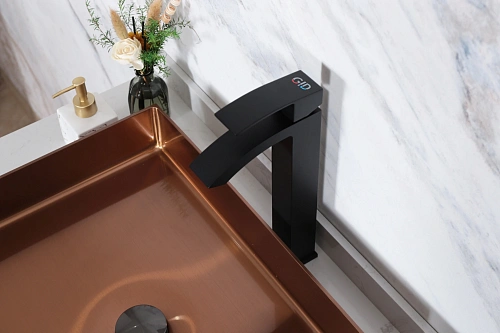 Смеситель для раковины Gid Victoria L120-BM-D L120BMD черный матовый Смеситель для раковины Gid Victoria L120-BM-D L120BMD черный матовый