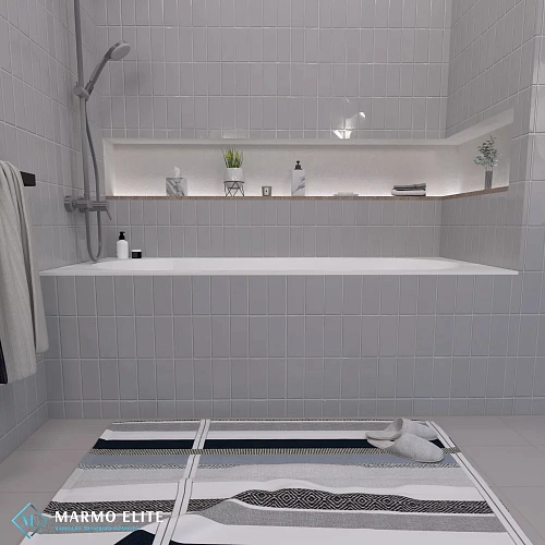 Ванна из искусственного камня Marmo-Elite Асти PW-180-80-2 1800x800 щелевой перелив, глянцевая Ванна из искусственного камня Marmo-Elite Асти PW-180-80-2 1800x800 щелевой перелив, глянцевая