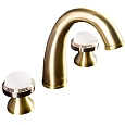 Смеситель для раковины Boheme SATINE бронза 317-ST на 3 отверстия Смеситель для раковины Boheme SATINE бронза 317-ST на 3 отверстия