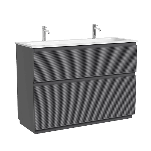 Тумба под раковину SANCOS Folk Floor FL120FGS 1190х445х850 Grey soft, напольная Тумба под раковину SANCOS Folk Floor FL120FGS 1190х445х850 Grey soft, напольная