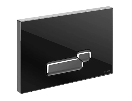 Клавиша смыва Cersanit ACTIS, стекло, черная глянцевая (BU-ACT/Blg/Gl) Клавиша смыва Cersanit ACTIS, стекло, черная глянцевая (BU-ACT/Blg/Gl)