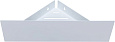 Полка Aquanet Магнум 28x28 белая матовая, угловая 00302237 Полка Aquanet Магнум 28x28 белая матовая, угловая 00302237