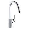 Смеситель для кухни Hansgrohe 260, Eco, с вытяжным изливом, 1jet, sBox 73878000, хром Смеситель для кухни Hansgrohe 260, Eco, с вытяжным изливом, 1jet, sBox 73878000, хром