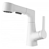 Смеситель для раковины Wonzon & Woghand с выдвижным изливом, белый матовый (WW-121B108-MW) Смеситель для раковины Wonzon & Woghand с выдвижным изливом, белый матовый (WW-121B108-MW)