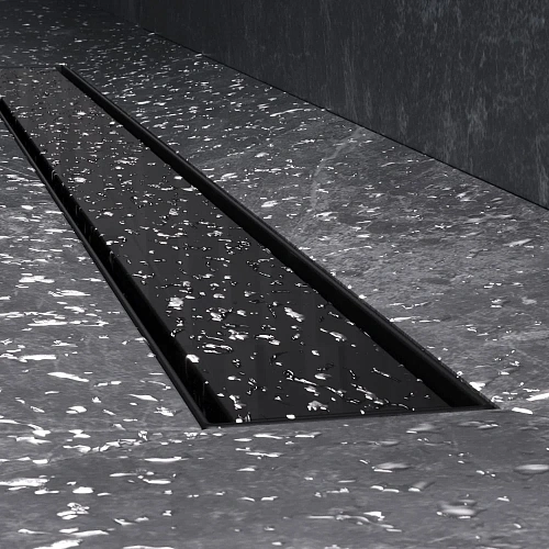 Душевой лоток AM.PM Master Flow W01SC-U11-090-04BM Tile 90см, черный матовый Душевой лоток AM.PM Master Flow W01SC-U11-090-04BM Tile 90см, черный матовый