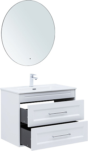 Тумба под раковину Aquanet Бостон new 80 00306368 белый сатин Тумба под раковину Aquanet Бостон new 80 00306368 белый сатин