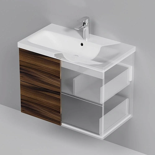 Тумба под раковину AM.PM Gem M90FHX0752HF подвесная, 75 см, орех Тумба под раковину AM.PM Gem M90FHX0752HF подвесная, 75 см, орех